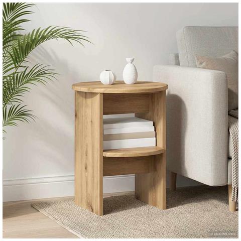 Mobile laterale 2 pcs Rovere Artigianale Ø40 x 50 cm - Foto 2