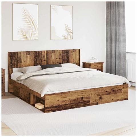 Testiera Letto Legno antico PB - Foto 2