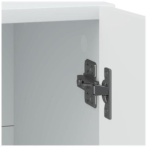 Armadio da Notte 2 pcs Bianco 43 x 34,5 x 50 cm - Foto 9