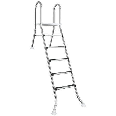 Scala per piscina parzialmente interrata 222 x 128 cm 5-Gradino - Foto 1
