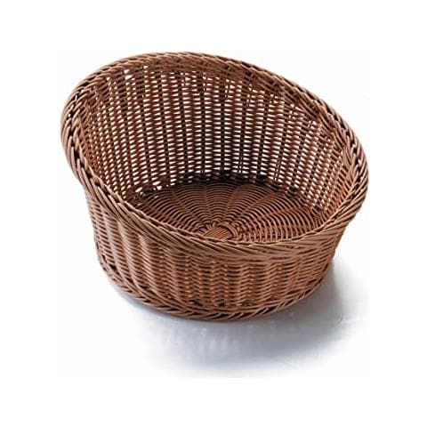 63894 - Cestino per il pane rotondo maxi 35x35x20 cm - Marrone - Foto 1