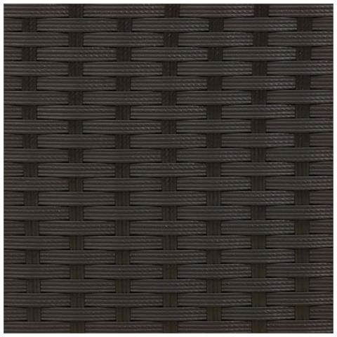 Set di divani 8 pz Nero Rattan sintetico e Acciaio - Foto 10