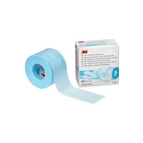 Cerotto in Rocchetto Micropore Silicone Ipoallergenico 2,5 X 500 cm - Foto 1