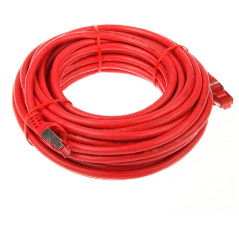 Cavo Patch 10m Cat. 6 1000 Mbit RJ45 - Rosso - Foto 2