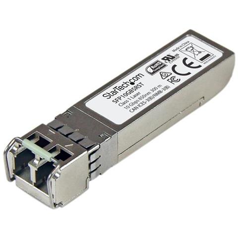 Modulo Ricetrasmettitore SFP+ in Fibra 10 Gigabit Conforme MSA - 10GBase-SR - MM LC - 300 m - SFP Multimodale - Foto 1