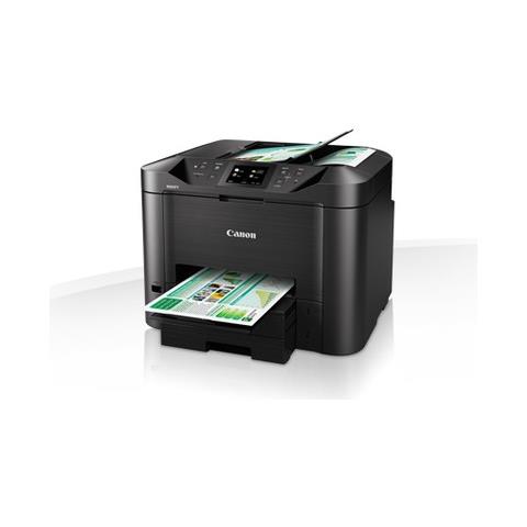 Stampante Multifunzione MAXIFY MB5455 Inkjet a Colori Stampa Copia Scansione Fax A4 24 ipm (B / N) 15,5 ipm (a Colori) Wi-Fi / Ethernet / USB - Foto 4