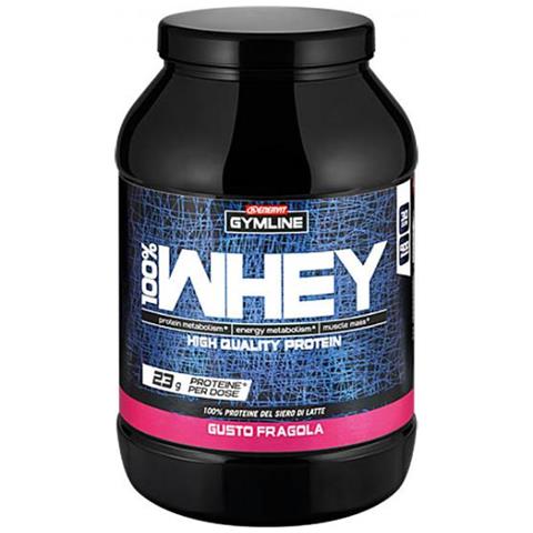 Gymline 100% Whey Protein Concentrate Fragola 900 Integratore Proteine - Foto 1