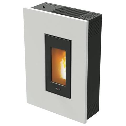Stufa a Pellet Pegaso Madison Potenza Termica 4.9 kW Colore Bianco - Foto 1