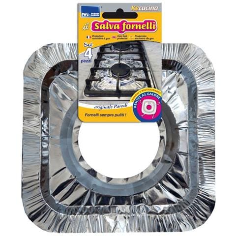 Salva Fornelli Alluminio Cm 23x23 Pz. 4 - Foto 1