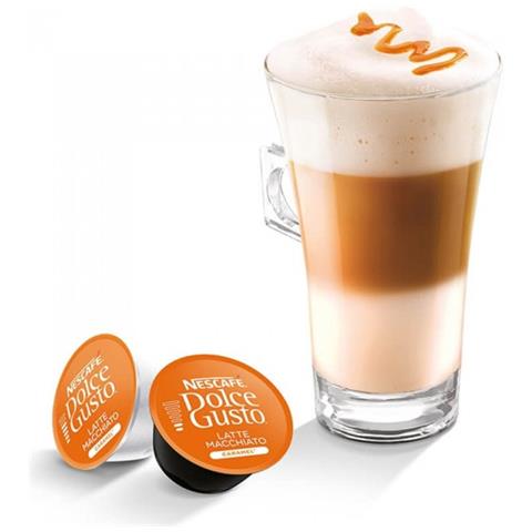 Nescafé Capsule Dolce Gusto, Aroma Macchiato Caramel - Conf. 16 Capsule - Foto 3