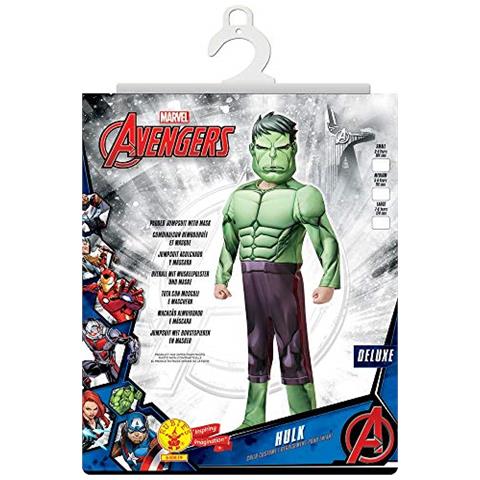Rubie' S 640839l Ufficiale Marvel Avengers Hulk Deluxe Child Costume-large Età Altezza 128 cm, Ragazzo, 7 - 8 - Foto 2