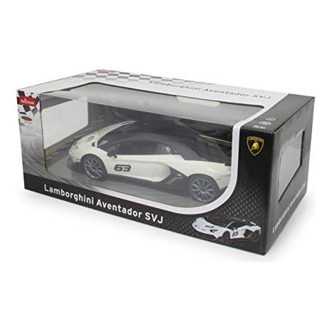 405172 - Modellino Lamborghini Aventador Svj, Scala 1:14, Con Licenza Ufficiale 2,4 Ghz, Fino A 1 Ora Di Guida, Colore: Bianco 9 Km / h, Dettagli Perfetti, Lavorazione Di Alta Qualità. - Foto 2