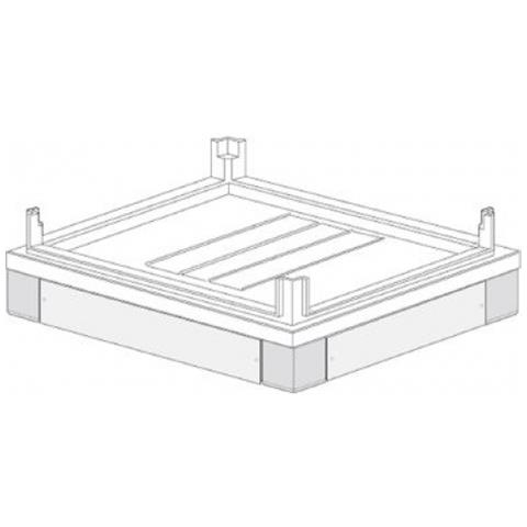 Zoccolo Ispezionabile E Sovrapponibile 850x100x850mm Per Armadi Hdx - 91811/88 - Foto 2
