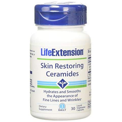 Ceramidi Rigeneranti Per La Pelle, Life Extension, 30 Capsule Di Licoide - Foto 1