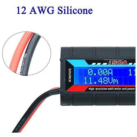 150a Watt Meter Analizzatore Di Potenza Ad Alta Precisione Rc Con Schermo Lcd Digitale Per Tensione (v) Corrente (a) Potenza (w) Di Carica (ah) E Lenergia (wh) Misurazione - Foto 2