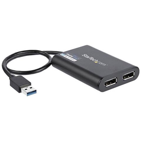 Adattatore USB a due DisplayPort - 4K 60 Hz - USB 3.0 (5 Gbps) - Adattatore Dual DisplayPort - Foto 1