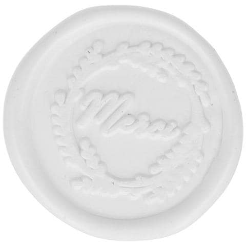 5 Sigilli In Cera Da Incollare 30 Mm - Merci Bianco - Foto 1