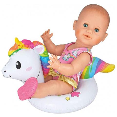 Kit Da Bagno Per Bambole Unicorno Ragazze 28-35 Cm 3 Pezzi - Foto 2