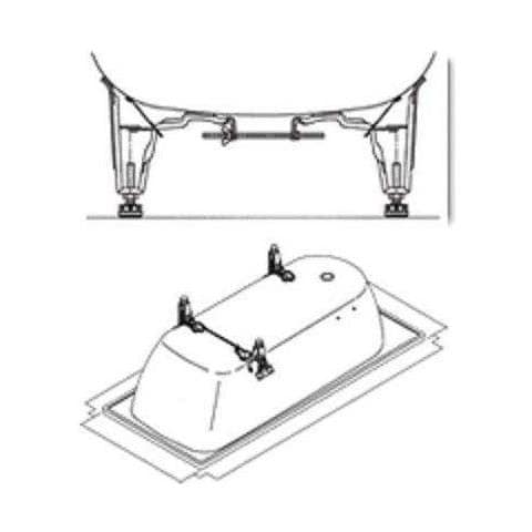 Allround Set Piedini Per Installazione Vasca Mod. 5030 Codice 581470000000 - Foto 2