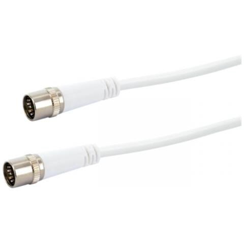 Kdak100 532 10m Type-f Type-f Bianco Cavo Coassiale - Foto 1