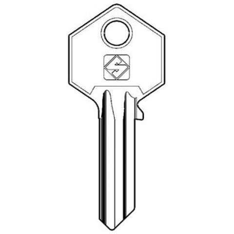 Chiave Piatta Yale Ya63 Silca Ottone Nichelato X 10 Pz - Foto 1