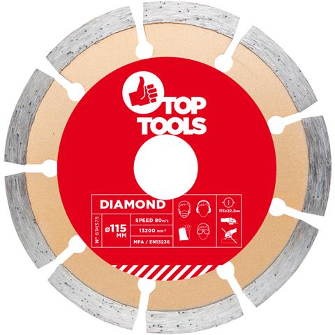 Disco Diamantato Diam. 115 Mm - Foro 22,2 Mm - Foto 3