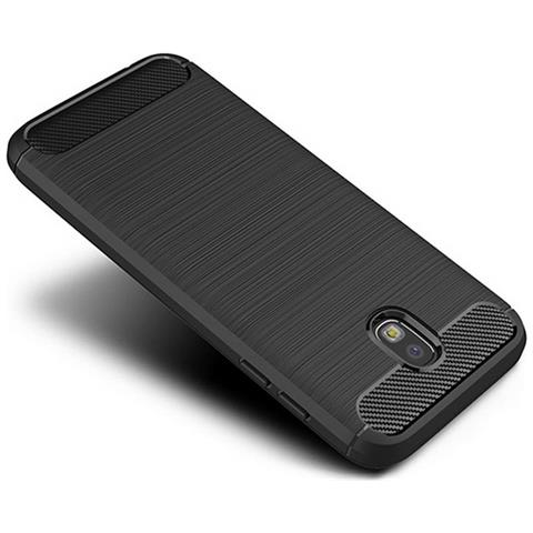 Custodia B-case Tpu Silicone Cover Case Per Huawei Y6 Prime (2018) Carbon Metal Black - Foto 2