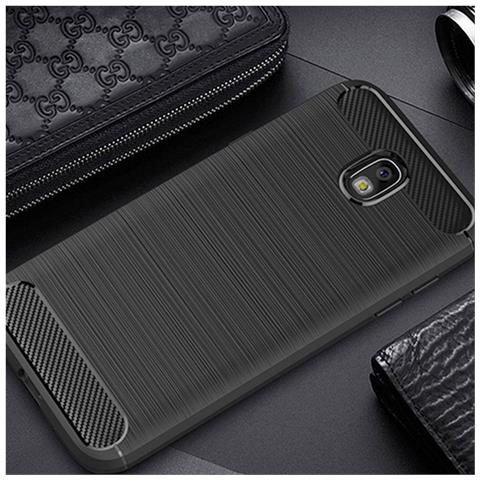 Custodia B-case Tpu Silicone Cover Case Per Huawei Y6 Prime (2018) Carbon Metal Black - Foto 4