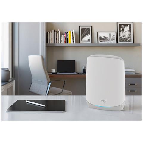 Orbi RBK763S Banda tripla (2.4 GHz / 5 GHz / 5 GHz) Wi-Fi 6 (802.11ax) Bianco 7 Interno - Foto 2