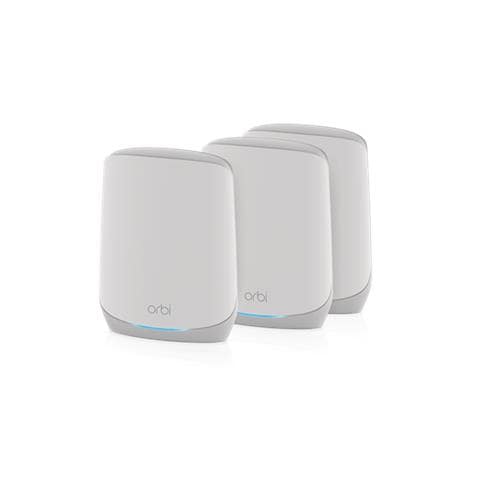 Orbi RBK763S Banda tripla (2.4 GHz / 5 GHz / 5 GHz) Wi-Fi 6 (802.11ax) Bianco 7 Interno - Foto 1