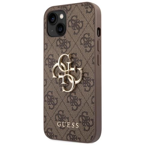 Pu 4g Metal Logo Case Fr Apple Iphone 14 Max - Brown (guhcp14m4gmgbr) - Foto 1