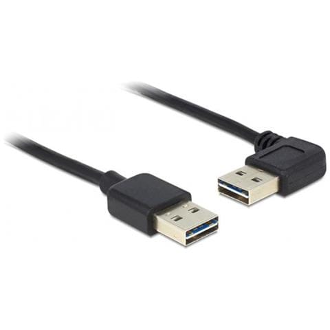 5m Usb 2.0 A M /m 90 Cavo Usb Usb A Nero - Foto 1