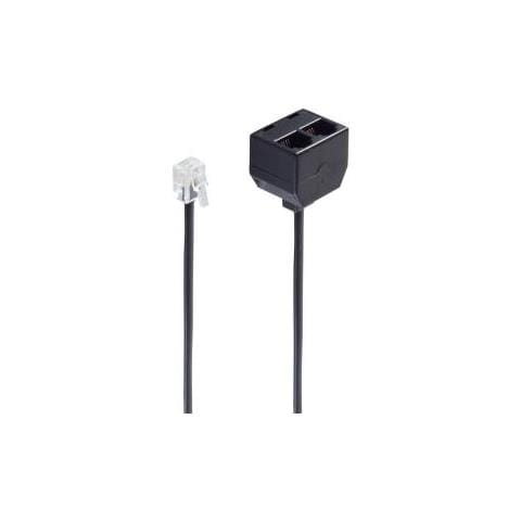 Bs71231 Cavo Telefonico 0,1 M Nero - Foto 1