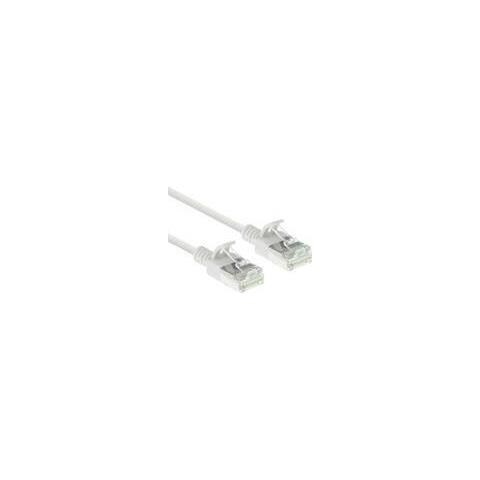White 0.15 Meter Lszh U /ftp Cat6a Datacenter Slimline Patch Cable Snagless With Rj45 Connectors (dc6930) - Foto 2