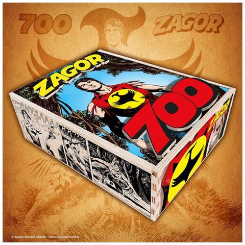 Guido Nolitta - Zagor 700. Box legno. Con scacchiera e pedine - Foto 3