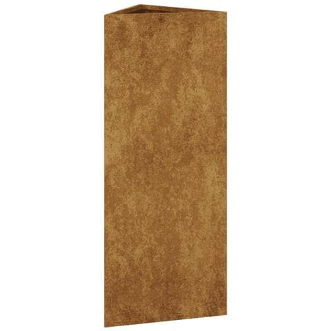 Fioriera Da Giardino 30x26x75 Cm In Acciaio Corten - Foto 2
