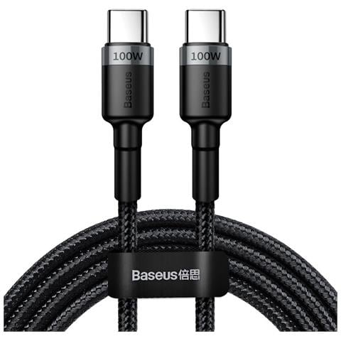 Catklf-alg1 Pd 2.0 100w Nylon Data & Charging Cable Usb-c To Usb-c 2m Black-gray - Foto 1