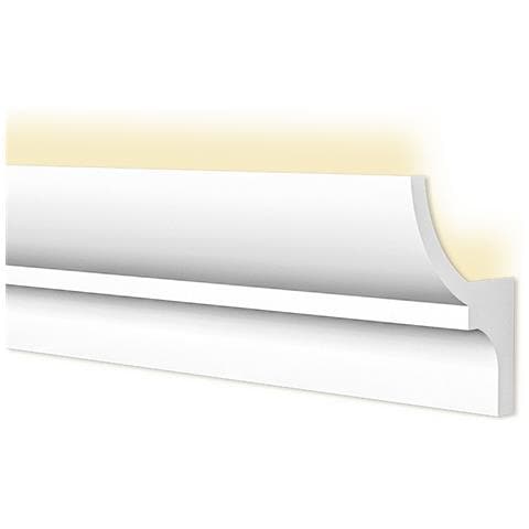 Cornice A Soffitto Con Predisposizione Led 40x70x2000mm In Polimeri - Polistrutturato (prezzo Al Metro) - Foto 1