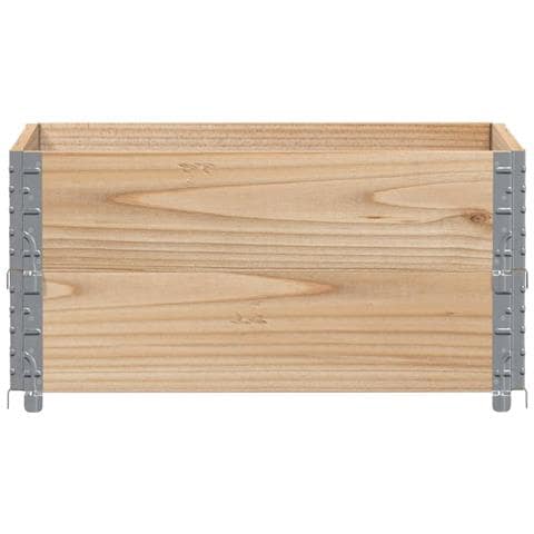 Paretali Per Pallet 2 Pz 80x60 Cm In Legno Massello Di Pino - Foto 3
