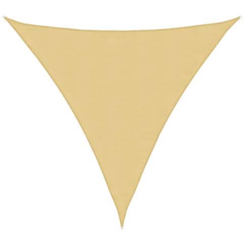 Vela Parasole Sabbia 3x3x3 M 100% Poliestere Oxford - Foto 2