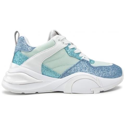 Bestie3 Flats Scarpe Basse Sintetico E Tessile Scarpe Donna Blu Eu 38, Fl5b3s Ele12 Blue - Foto 1