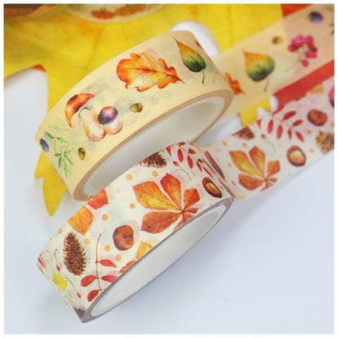 Set Di 10 Washi Tape Neri Con Lamina Oro, Nastro Adesivo Decorativo Multicolor1 - Foto 2