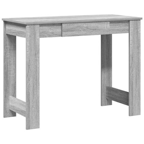 Scrivania Grigio Sonoma 100x45x75 Cm In Legno Multistrato - Foto 2