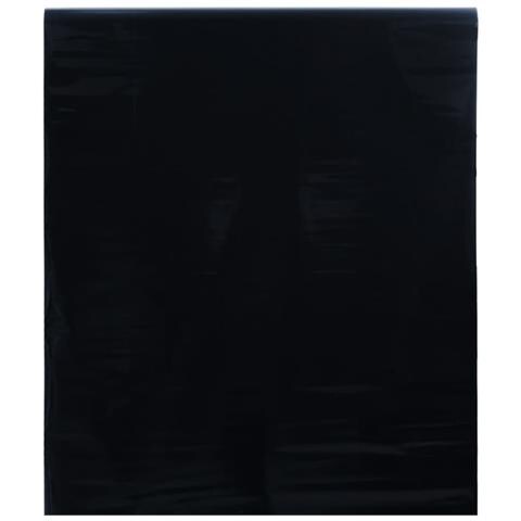 Pellicola Vetri Statica Smerigliata Nera 45x500 Cm Pvc - Foto 1