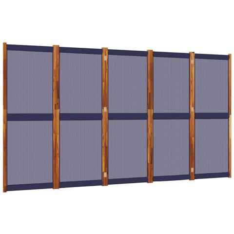 Divisorio A 5 Pannelli Blu Scuro 350x180 Cm - Foto 2