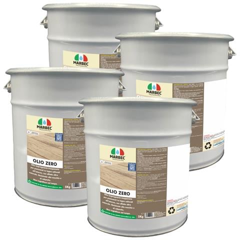 Olio Zero 5kgx4pz - Impregnante Legno Trasparente - Foto 1