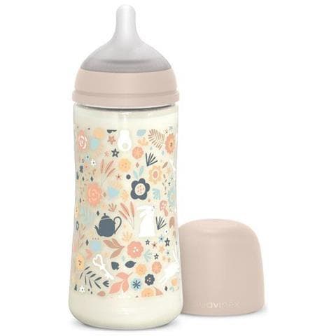 Suavinex Wonderland Biberon Plast.Silic. 360Ml Liberty Rosa - Foto 1