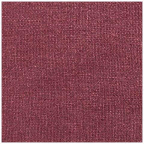 Set di Divani 2 pz con Cuscini Rosso Vino in Tessuto - Foto 9