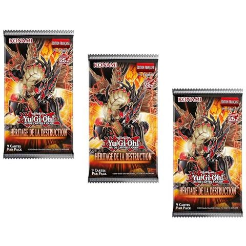 Set Di 3 Booster Di Carte Da Gioco Legacy Of Destruction, Multicolore - Foto 1