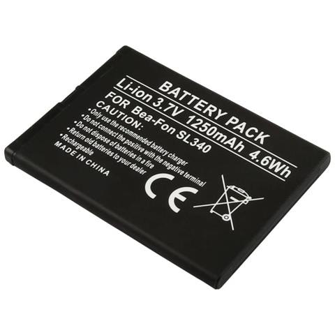 Batteria Di Ricambio Per Bea-fon Sl340 3.7v 1250mah Li-ion - Foto 1